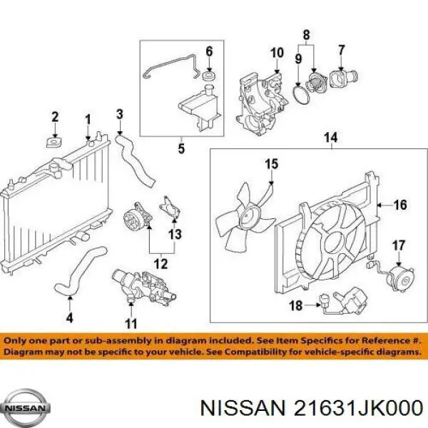 Купити 21631JK000 Nissan/Infiniti 