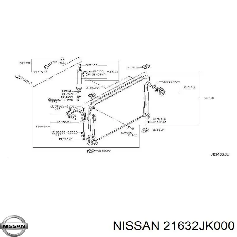  21632JK000 Nissan