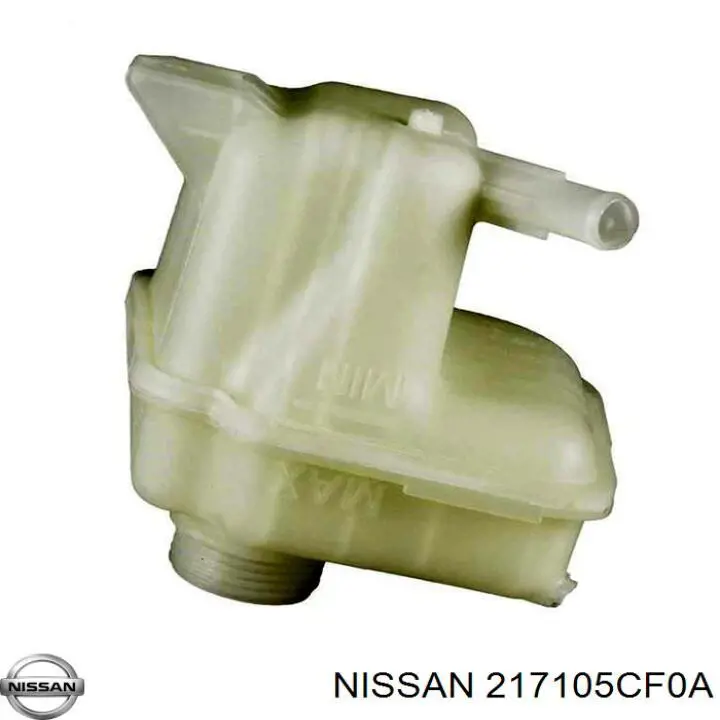 Бачок системи охолодження двигуна розширювальний Nissan/Infiniti 217105CF0A ціна, від 80.70 USD