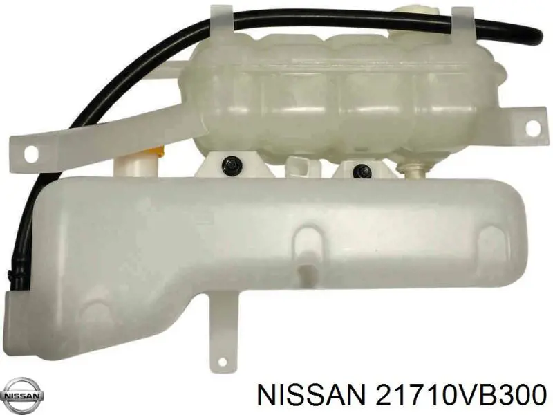 Бачок системи охолодження двигуна розширювальний Nissan/Infiniti 21710VB300 ціна, від 406.72 USD