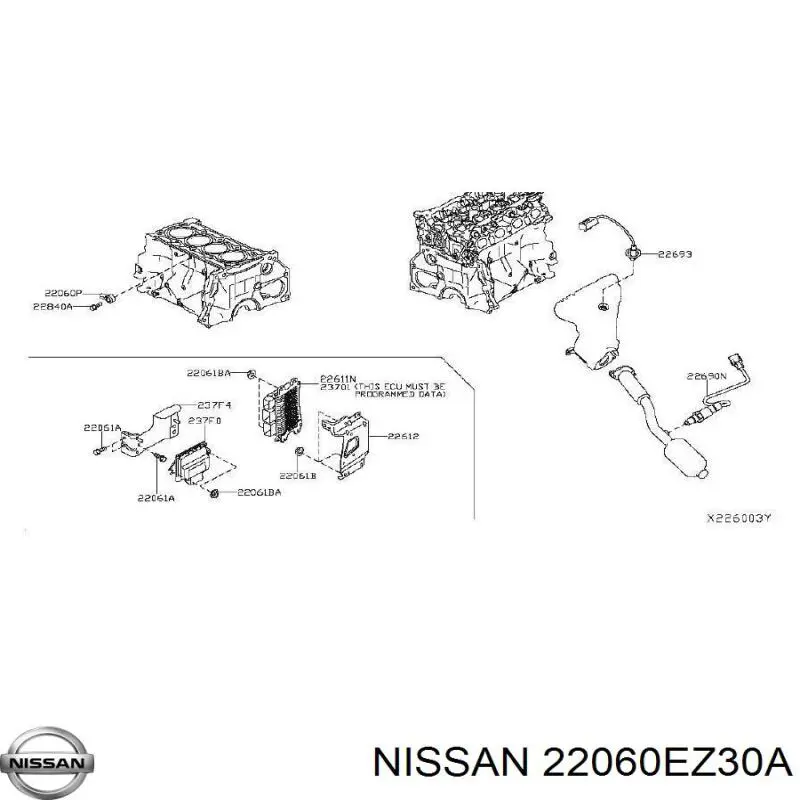 Датчик детонації на Nissan Murano  Z52
