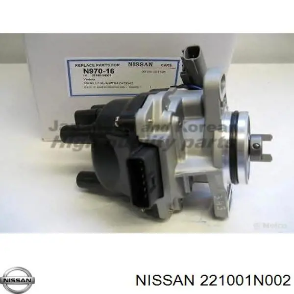 221001N002 Nissan розподільник запалювання (трамблер)