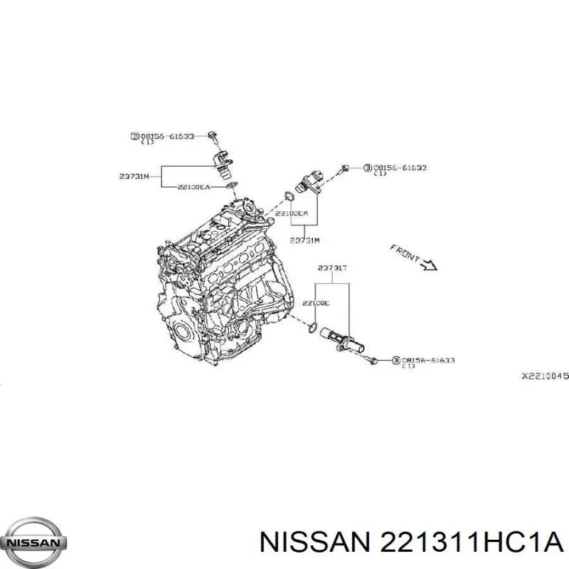 Прокладка радіатора масляного Renault (RVI) 221311HC1A ціна, від 0.22 USD