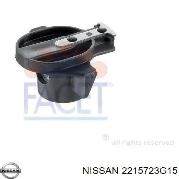 Ротор розподільника запалювання Nissan/Infiniti 2215723G15 ціна, від 5.07 USD