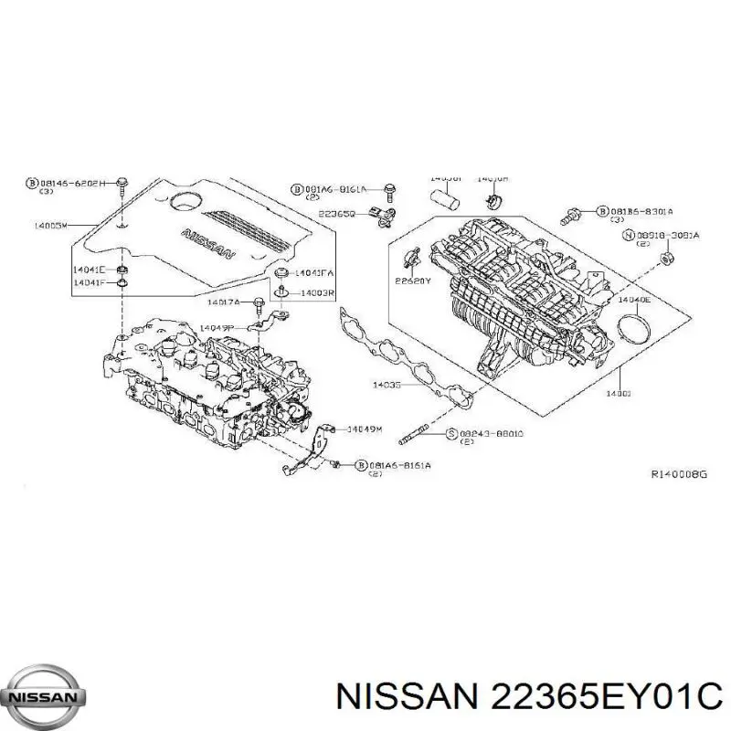  22365EY01C Nissan