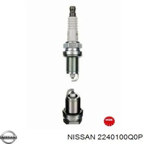 Свічки запалювання 2240100Q0P Nissan/Infiniti