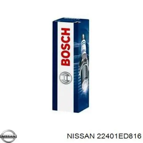 Купити 22401ED816 Nissan/Infiniti Свічка запалювання