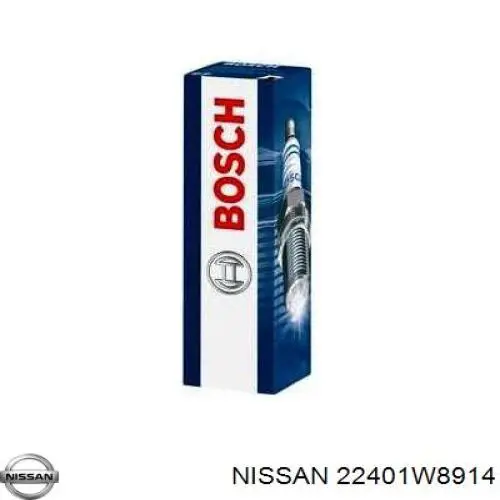 Свічки автомобільні Nissan/Infiniti 22401W8914 ціна, від 2.54 USD
