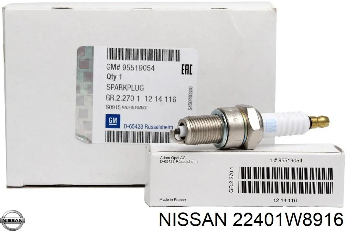 Свічки Nissan/Infiniti 22401W8916