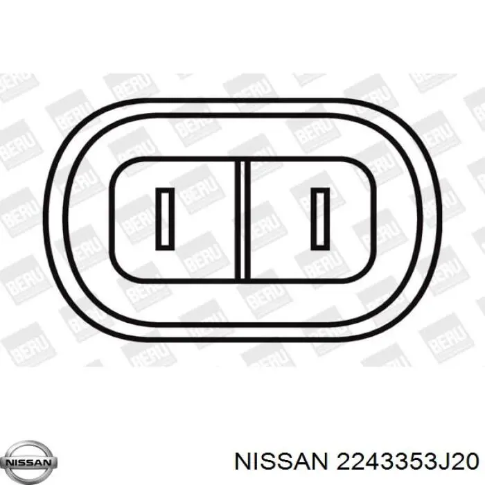 Купити 2243353J20 Nissan/Infiniti Котушка запалювання