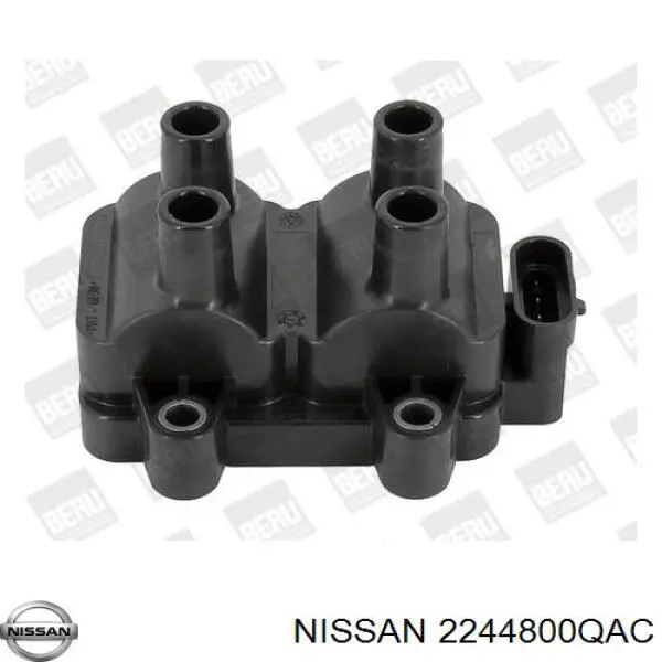 Котушка запалювання 2244800QAC Nissan