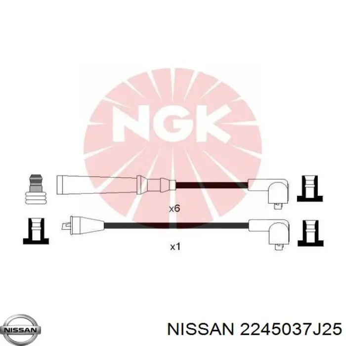 2245037J25 Nissan/Infiniti Проводи високовольтні
