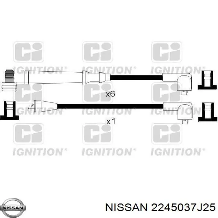 Дроти запалювання Nissan/Infiniti 2245037J25 ціна, від 32.45 USD