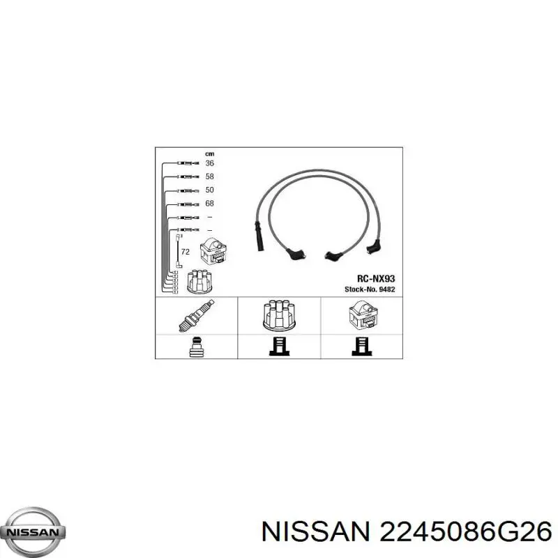 Дроти запалювання Hyundai/Kia 2744032850 ціна, від 23.65 USD