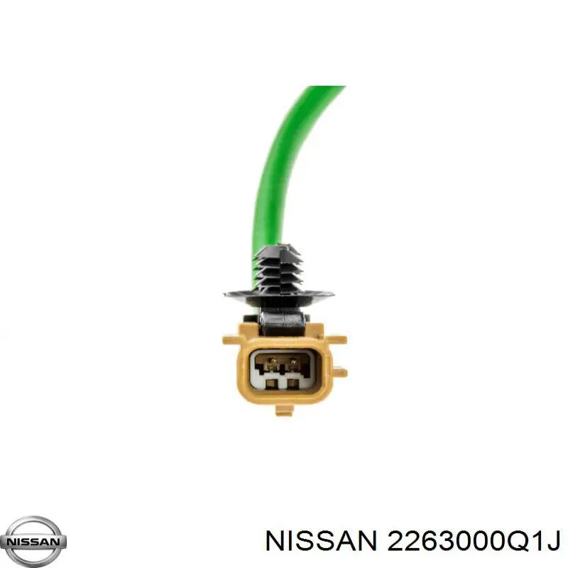 2263000Q1J Nissan датчик температури відпрацьованих газів (вг, перед турбіною)