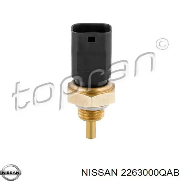 2263000QAB Nissan датчик температури охолоджуючої рідини