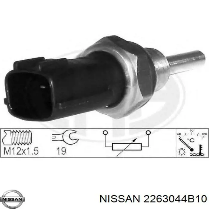 2263099B00 Nissan датчик температури охолоджуючої рідини