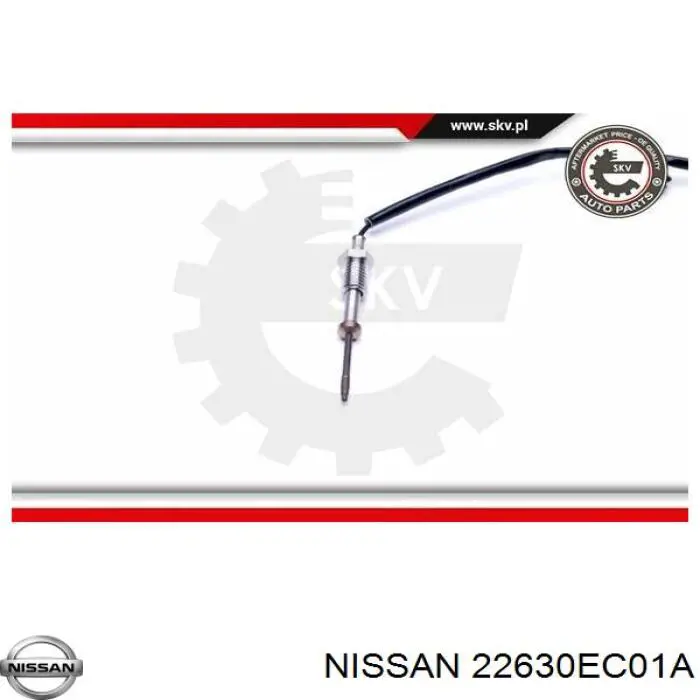 Датчик температури відпрацьованих газів (ВГ), після каталізатора Nissan/Infiniti 22630EC01A ціна, від 54.28 USD