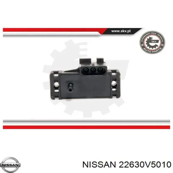 22630V5010 Nissan датчик температури охолоджуючої рідини