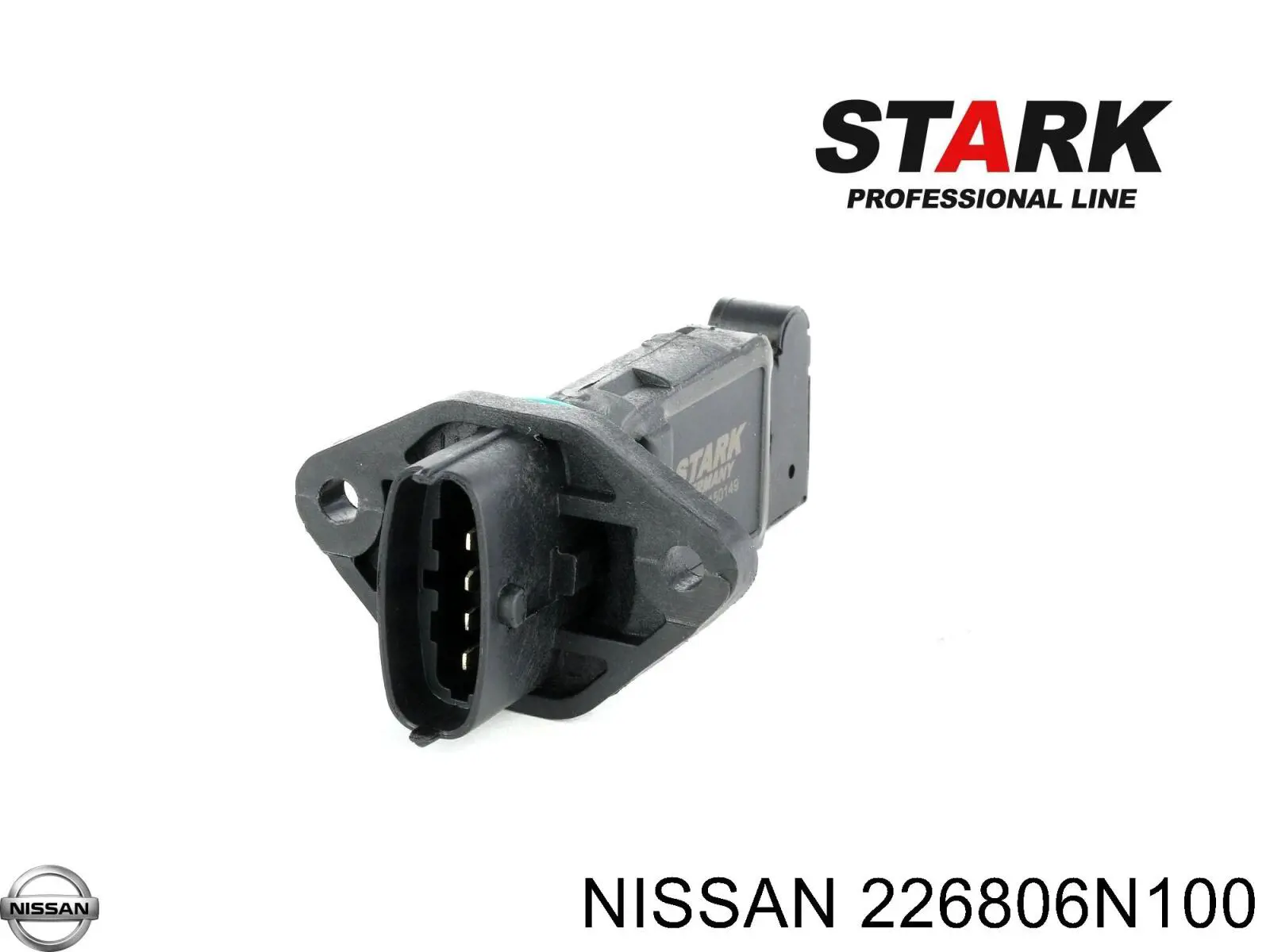 226806N10A Nissan датчик потоку (витрати повітря, витратомір MAF - (Mass Airflow))