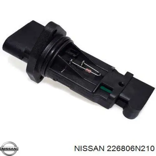 226806N210 Nissan датчик потоку (витрати повітря, витратомір MAF - (Mass Airflow))