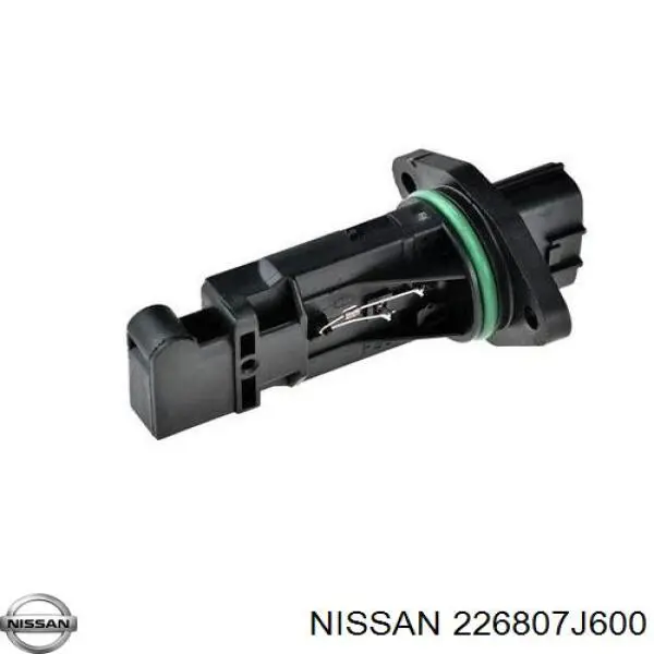 226807J600 Nissan датчик потоку (витрати повітря, витратомір MAF - (Mass Airflow))