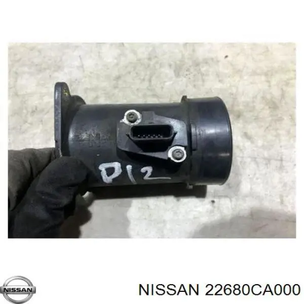 22680CA000 Nissan датчик потоку (витрати повітря, витратомір MAF - (Mass Airflow))