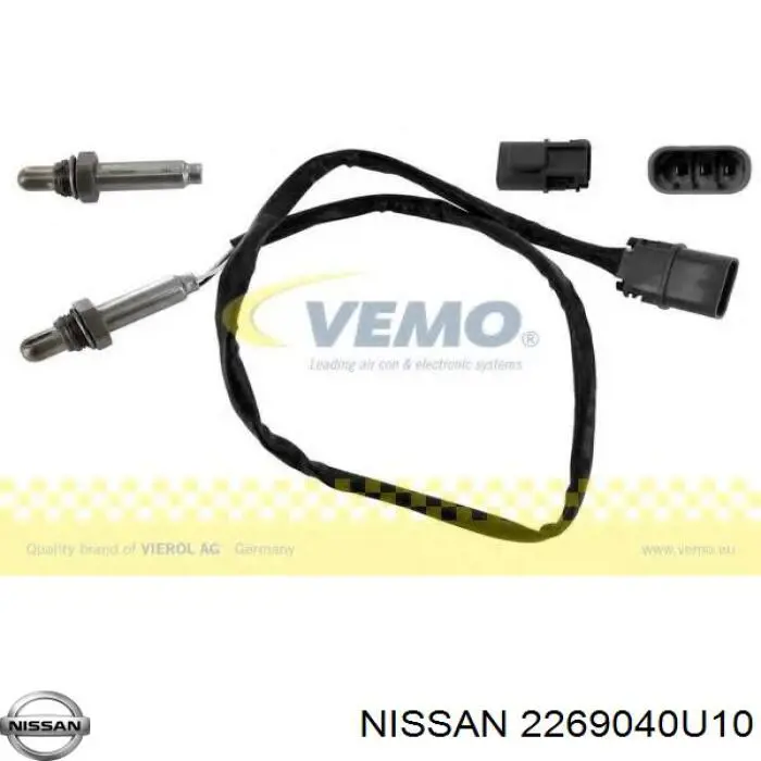 Лямбда зонд, датчик кисню до каталізатора Nissan/Infiniti 2269040U10
