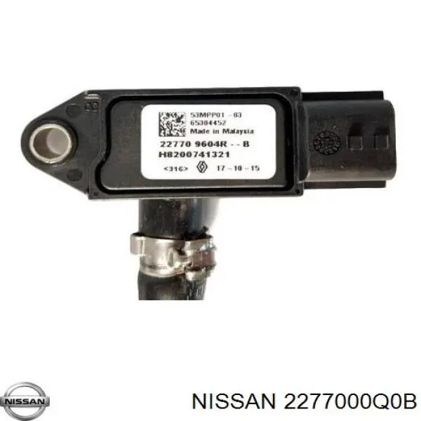 2507422 Hitachi Датчик тиску вихлопних газів
