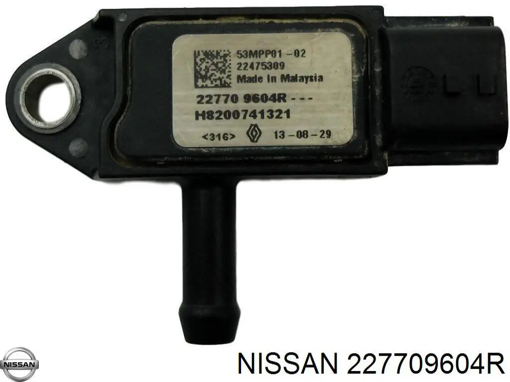 Датчик тиску вихлопних газів Nissan/Infiniti 227709604R ціна, від 16.47 USD