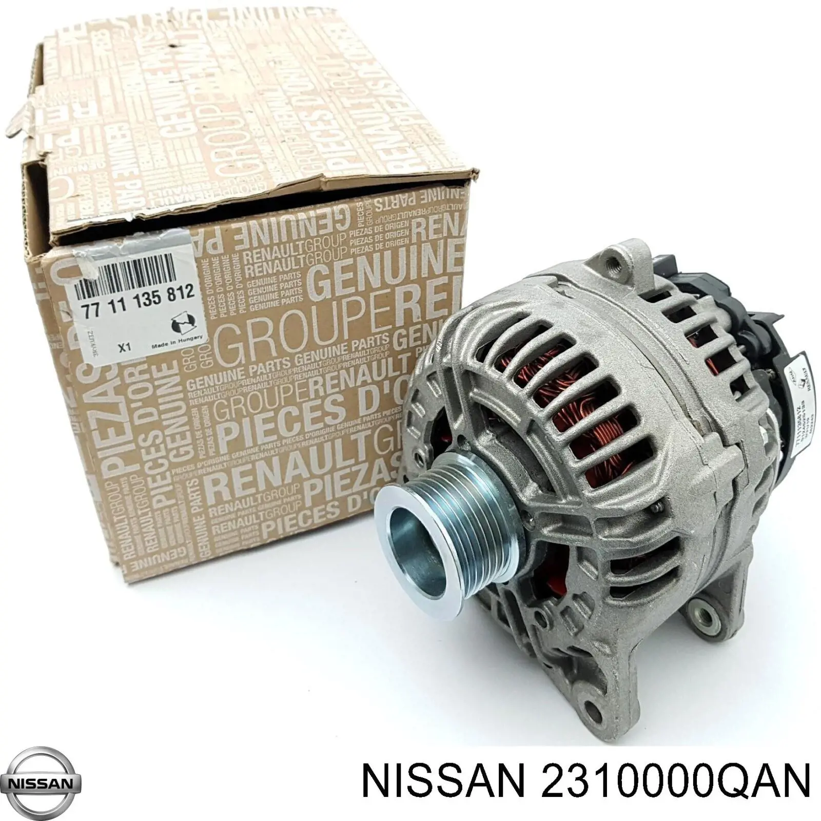 Генератор 2310000QAN Nissan/Infiniti