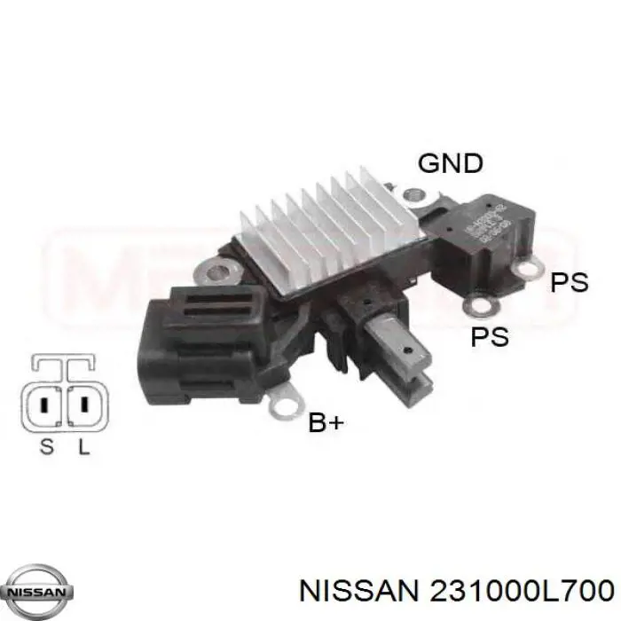 Генератор 231002Y005 Nissan/Infiniti