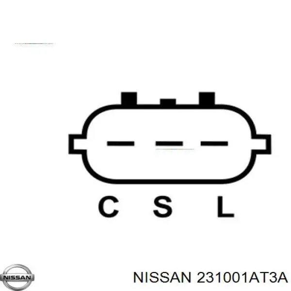 231001AT3A Nissan/Infiniti Авто генератор