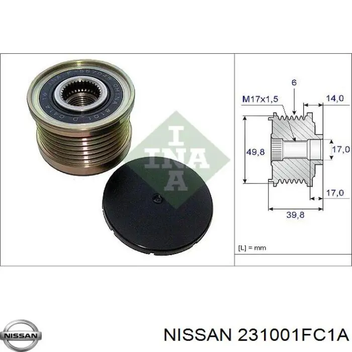Купити 23100JD21A Nissan/Infiniti Генератор