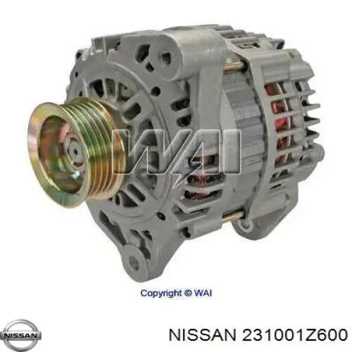 231001Z600 Nissan/Infiniti Авто генератор