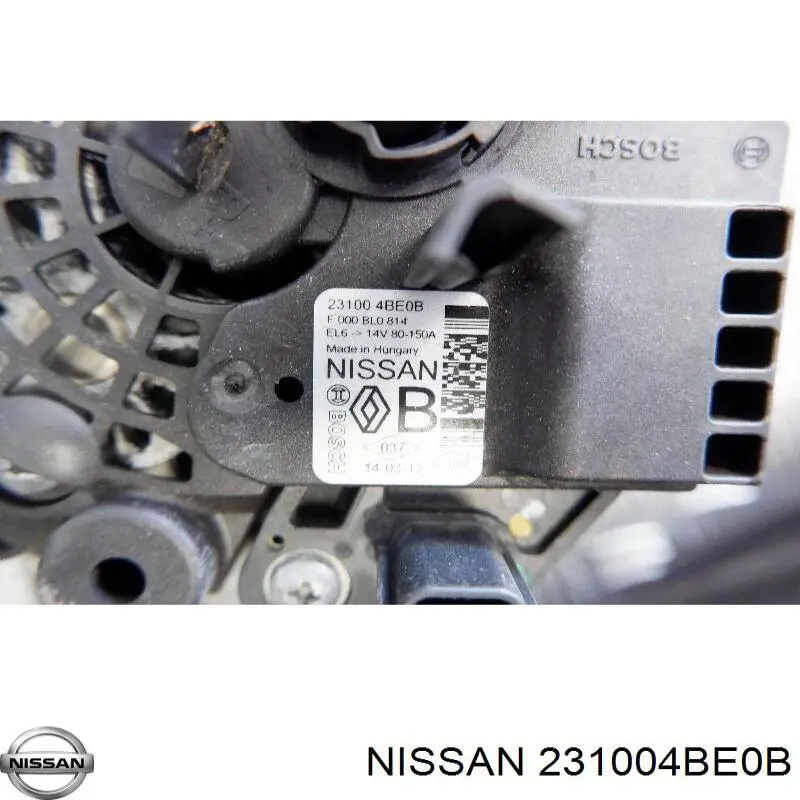 231004BE0B Nissan генератор