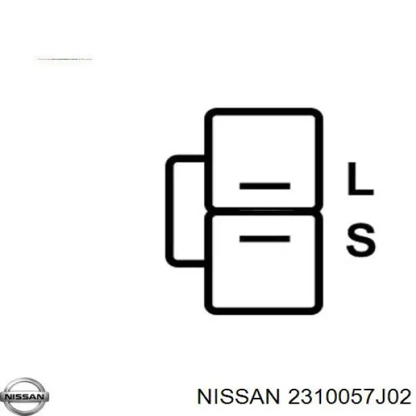 2310057J02 Nissan генератор
