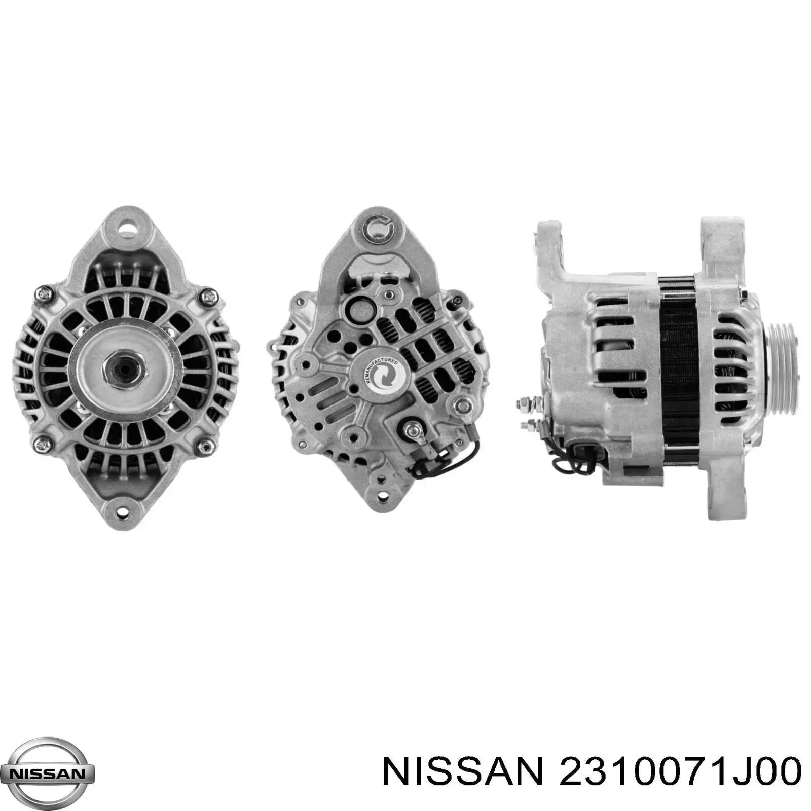 Генератор Nissan/Infiniti 2310071J00 ціна, від 111.32 USD
