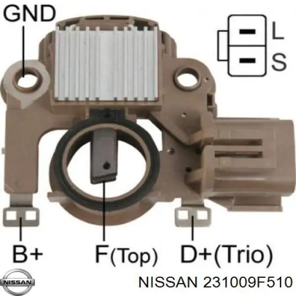 Генератор Nissan/Infiniti 231009F510 ціна, від 119.53 USD