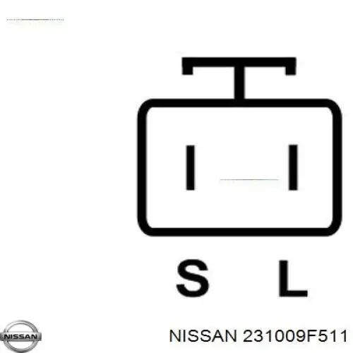 Генератор Nissan/Infiniti 231009F511 ціна, від 119.50 USD