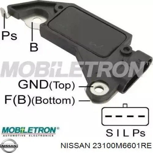 Генератор Nissan/Infiniti 23100M6601RE ціна, від 122.43 USD