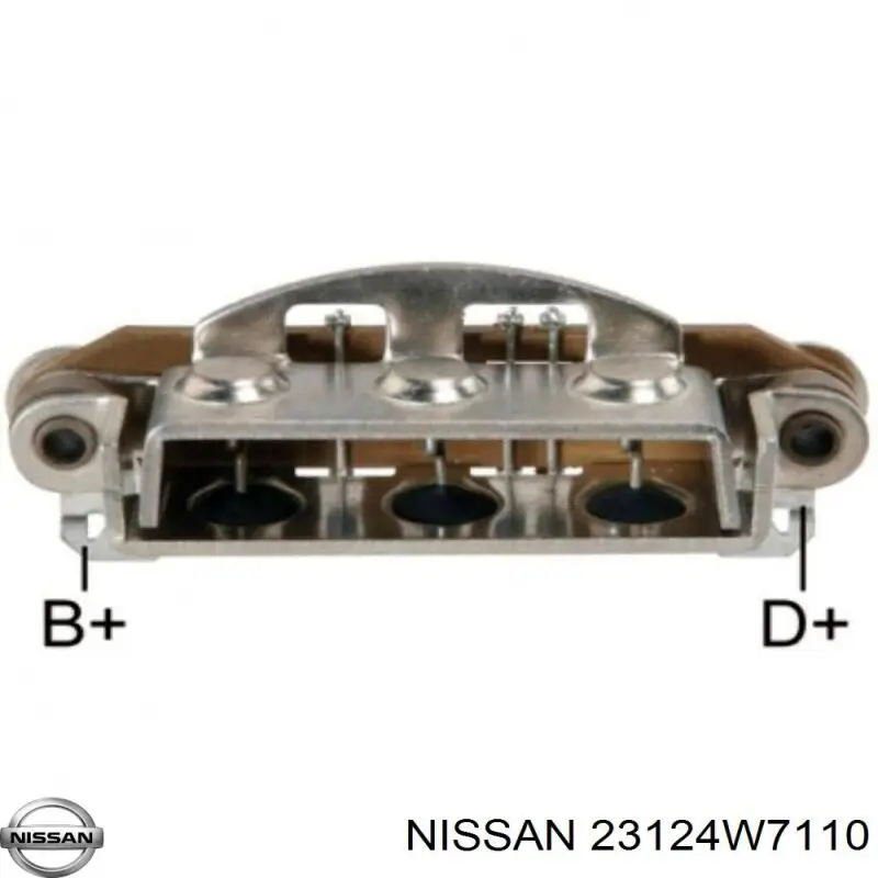 23124W7110 Nissan міст доданий генератора