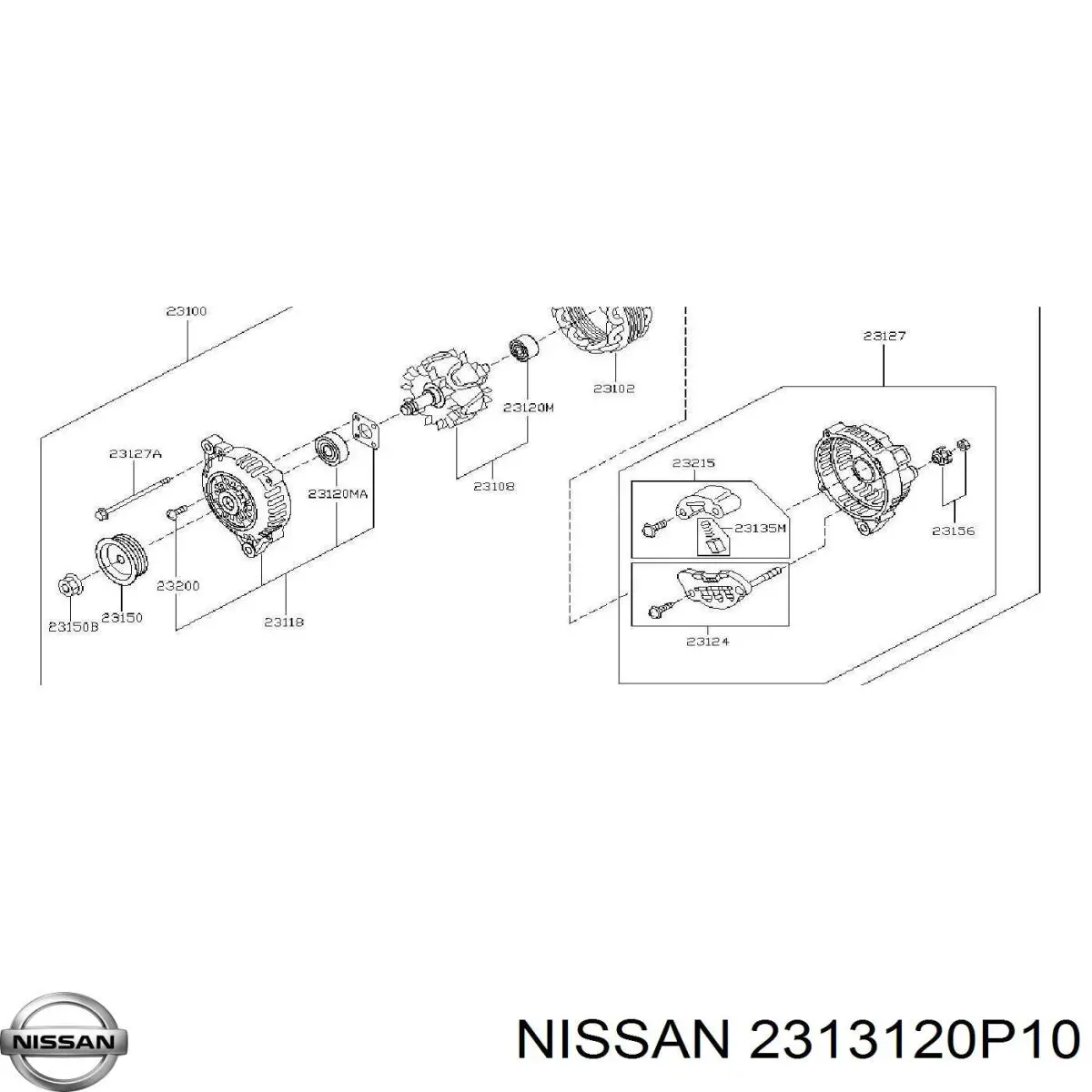 Купити 2313120P10 Nissan/Infiniti 