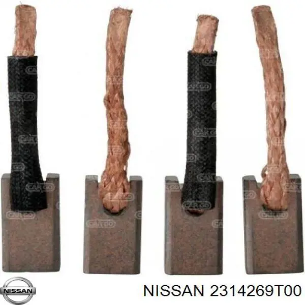 Щітка генератора Nissan/Infiniti 2314269T00 ціна, від 1.38 USD