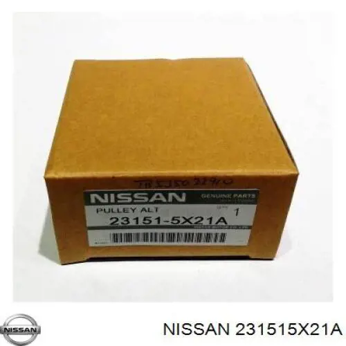 Шків генератора NISSAN 231515X21A