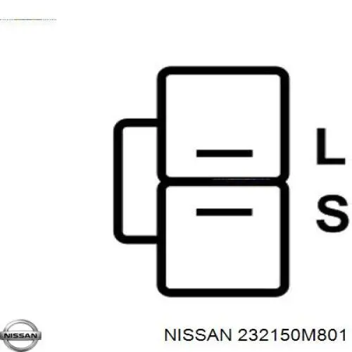 Реле зарядки генератора Nissan/Infiniti 232150M801 ціна, від 11.28 USD