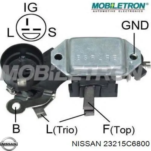 Купити 23215C6800 Nissan/Infiniti Реле регулятор напруги генератора
