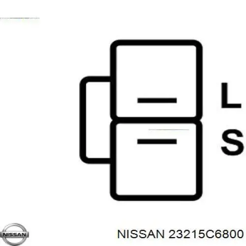 Реле зарядки генератора Nissan/Infiniti 23215C6800 ціна, від 11.24 USD