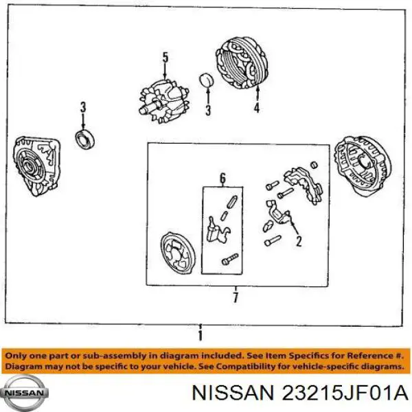 232155X21A Nissan реле-регулятор генератора, (реле зарядки)