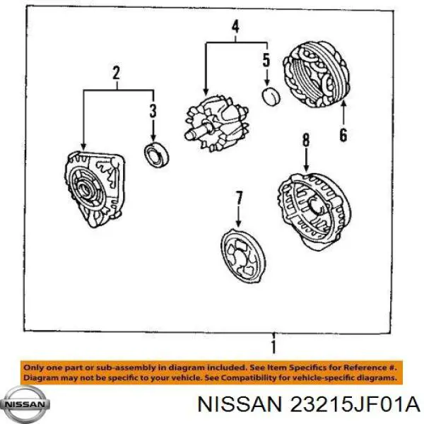 Реле зарядки генератора Nissan/Infiniti 232155X21A ціна, від 39.02 USD